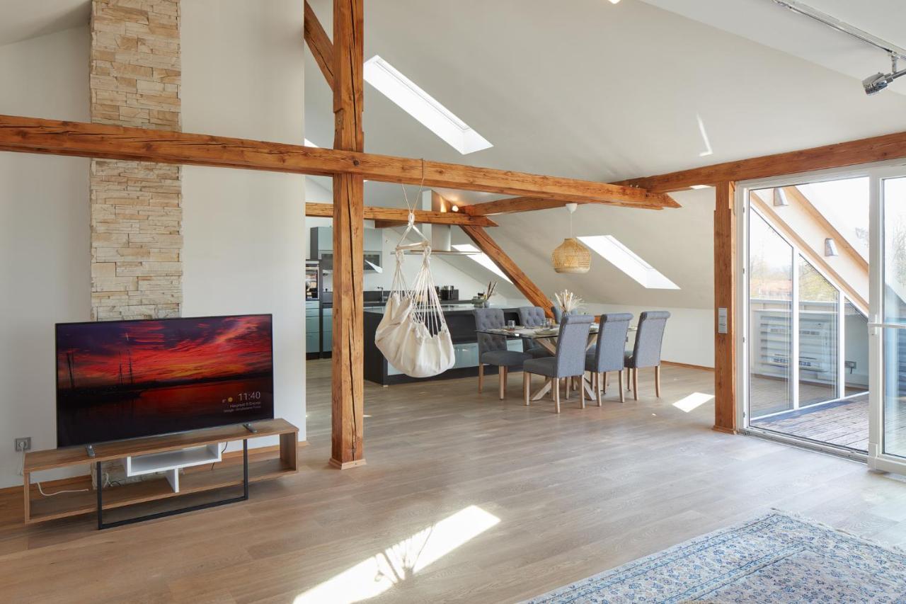 ⸨⸩ Sunset Penthouse: Messe - Siemens - Db - Man ⸨⸩ Apartman Nürnberg Kültér fotó