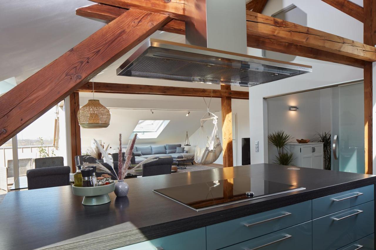 ⸨⸩ Sunset Penthouse: Messe - Siemens - Db - Man ⸨⸩ Apartman Nürnberg Kültér fotó