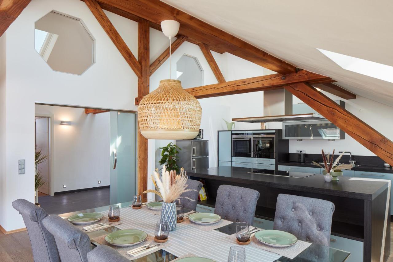 ⸨⸩ Sunset Penthouse: Messe - Siemens - Db - Man ⸨⸩ Apartman Nürnberg Kültér fotó